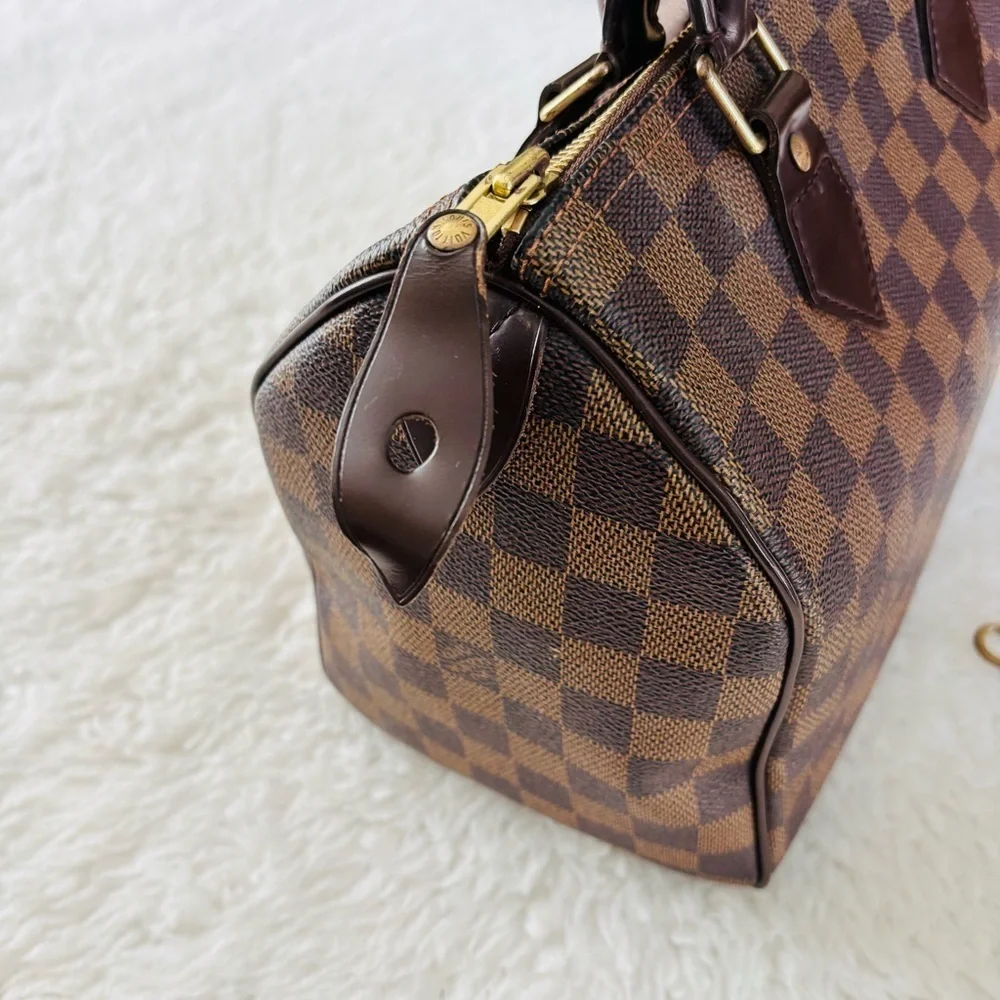 Louis Vuitton Damier Ebene Speedy 25 Bag